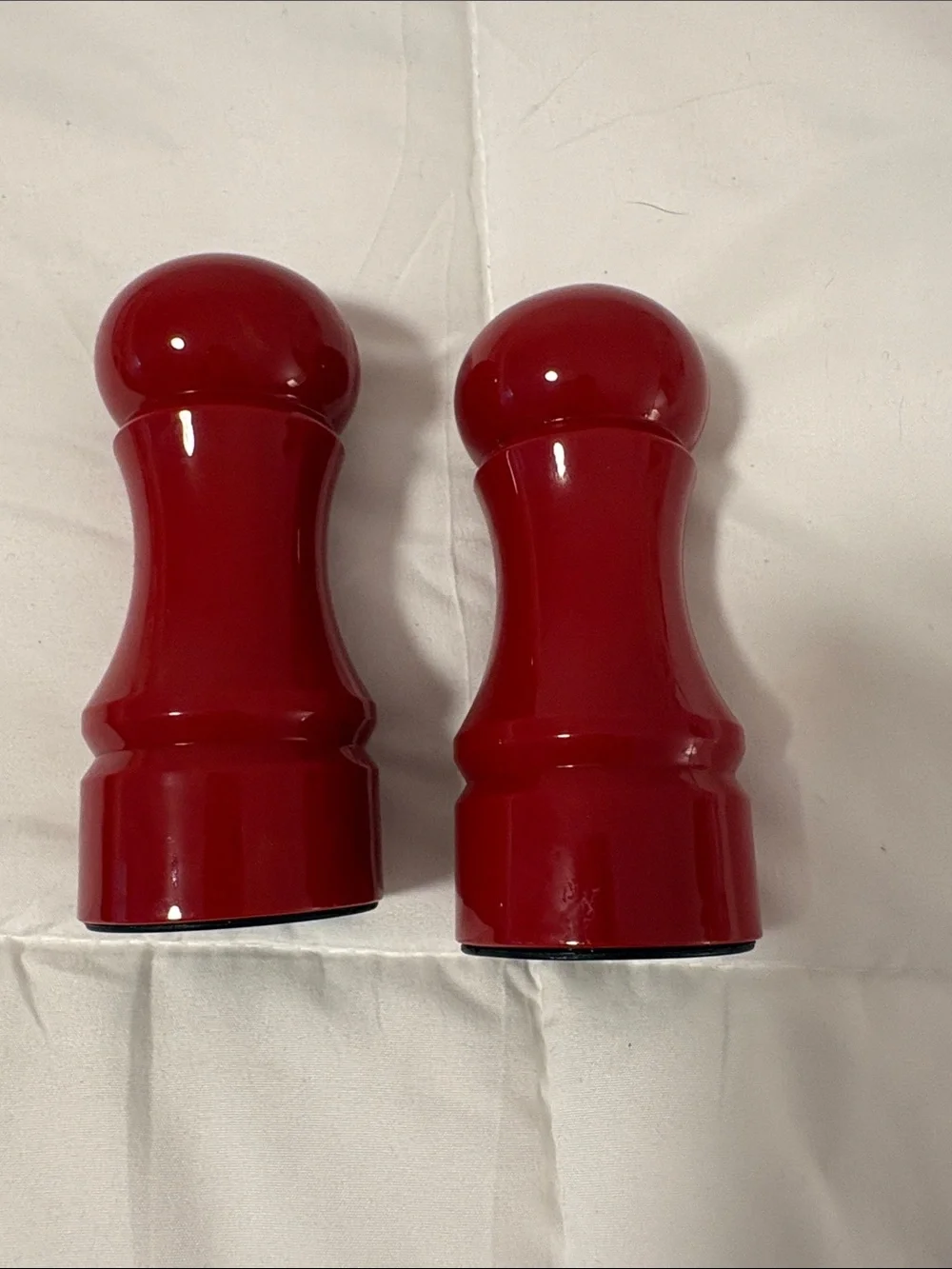 Longaberger Red Salt and Pepper Shakers